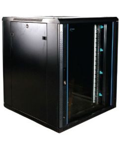 18U 19 inch Serverkast met glazen voordeur