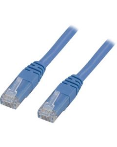  UTP Cat6 0.3m blauw 100% koper 