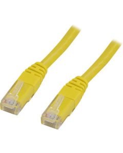 UTP Cat6 0.3m geel 100% koper 