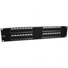 Cat5e UTP 180º 2U 32 ports RJ45 patchpaneel