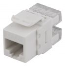 DELTACO MD-110, UTP Cat6 Keystone-connector, niet-afgeschermd, 180 graden, 22-26AWG, "Tool-vrij"